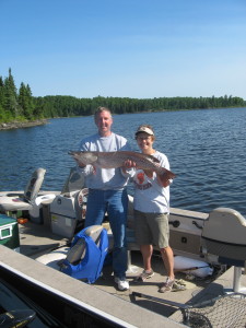 Pike fishing in Northwestern Ontario