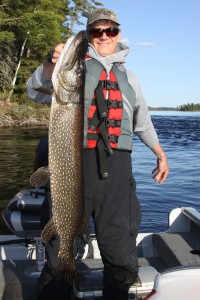 Large Northern Pike Fishing